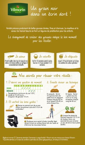 Légumes Secs - Haricot Nain Beurre de Rocquencourt - MEDIA_PACKAGING_VERSO
